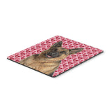 Caroline'S Treasures Hearts Love & Valentine'S Day German Shepherd Mouse Pad/Hot Pad/Trivet (Kj1194Mp)