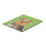 Caroline'S Treasures St. Patrick'S Day Shamrock Yorkie/Yorkshire Terrier Mouse Pad, Hot Pad/Trivet (Kj1198Mp)