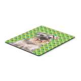 Caroline'S Treasures St. Patrick'S Day Shamrock Schnauzer Mouse Pad/Hot Pad/Trivet (Kj1200Mp)