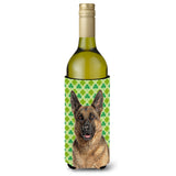 St. Patrick'S Day Shamrock German Shepherd Wine Bottle Beverage Insulator Hugger Kj1201Literk