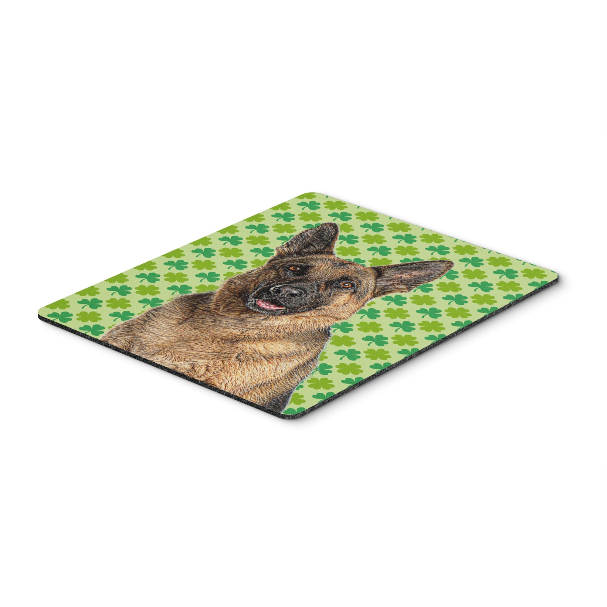 Caroline'S Treasures St. Patrick'S Day Shamrock German Shepherd Mouse Pad/Hot Pad/Trivet (Kj1201Mp)