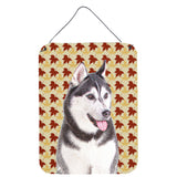 Caroline'S Treasures Fall Leaves Alaskan Malamute Wall Or Door Hanging Prints, 16 X 12