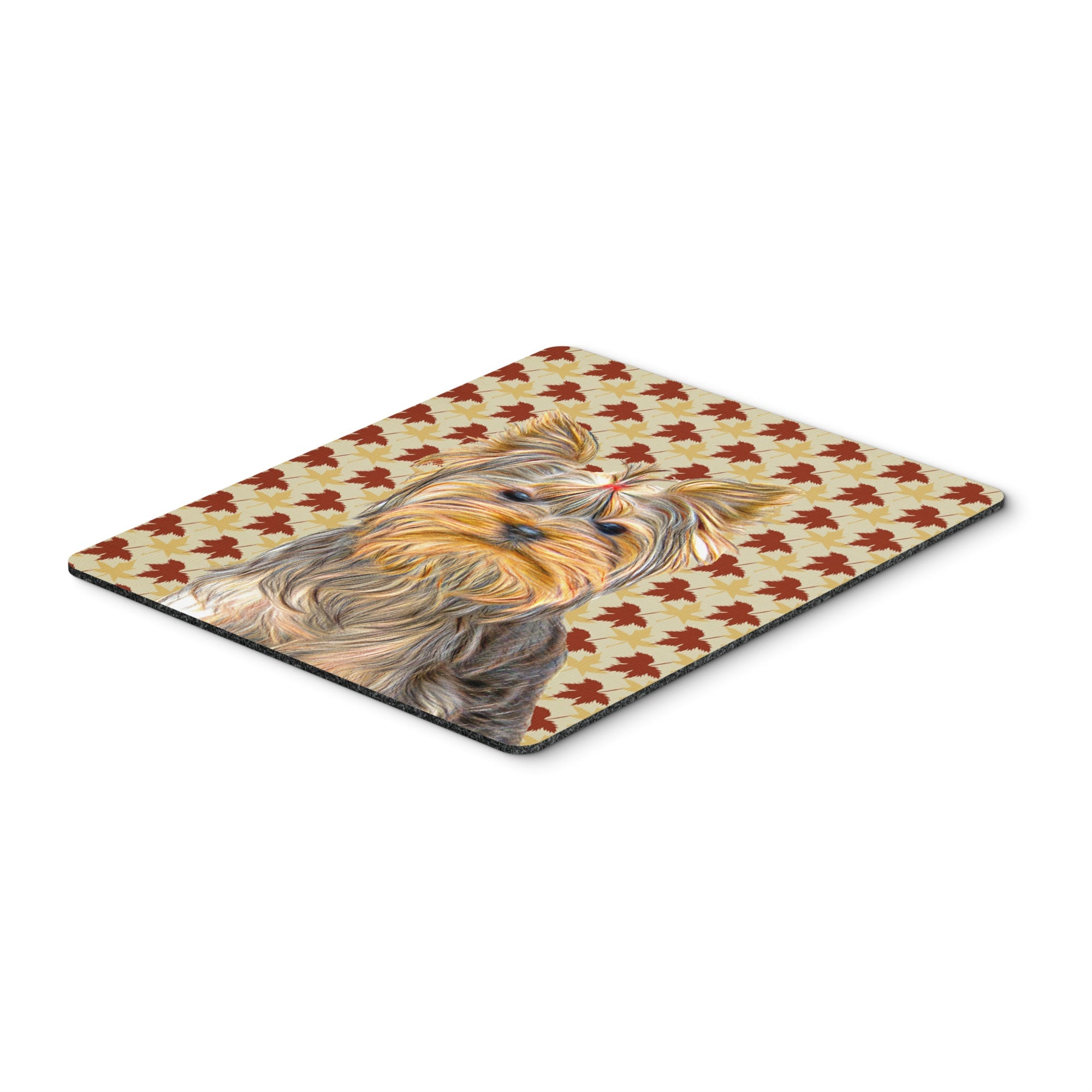 Caroline'S Treasures Fall Leaves Yorkie/Yorkshire Terrier Mouse Pad/Hot Pad/Trivet (Kj1205Mp)