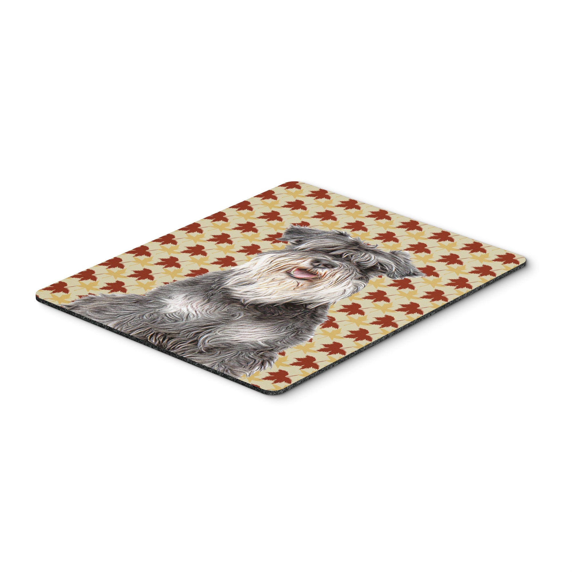 Caroline'S Treasures Fall Leaves Schnauzer Mouse Pad/Hot Pad/Trivet (Kj1206Mp)