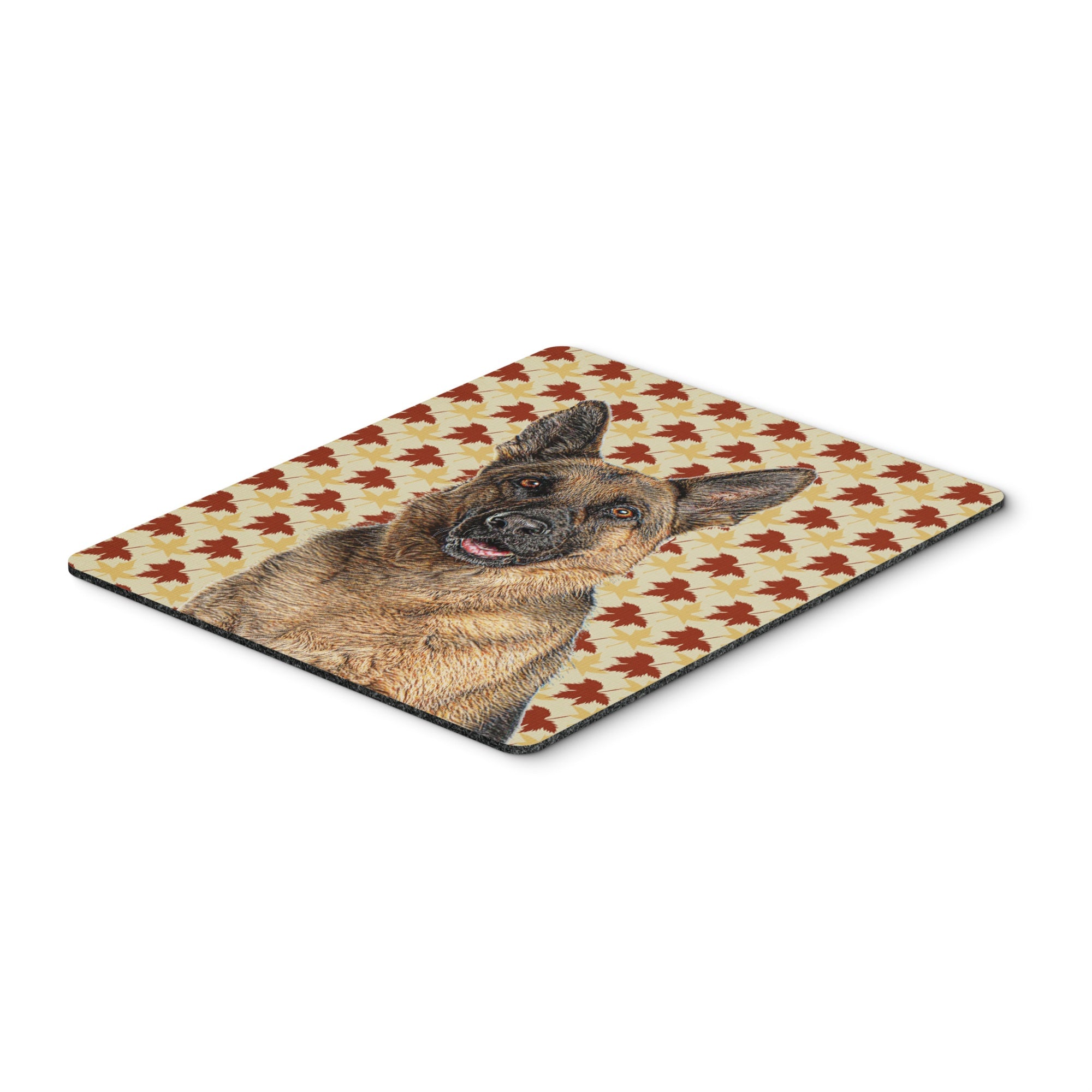 Caroline'S Treasures Fall Leaves German Shepherd Mouse Pad/Hot Pad/Trivet (Kj1208Mp)