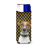 Candy Corn Halloween Jack Russell Terrier Ultra Beverage Insulators For Slim Cans Kj1211Muk