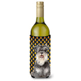 Candy Corn Halloween Schnauzer Wine Bottle Beverage Insulator Hugger Kj1213Literk