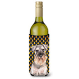Candy Corn Halloween Schnauzer Wine Bottle Beverage Insulator Hugger Kj1214Literk