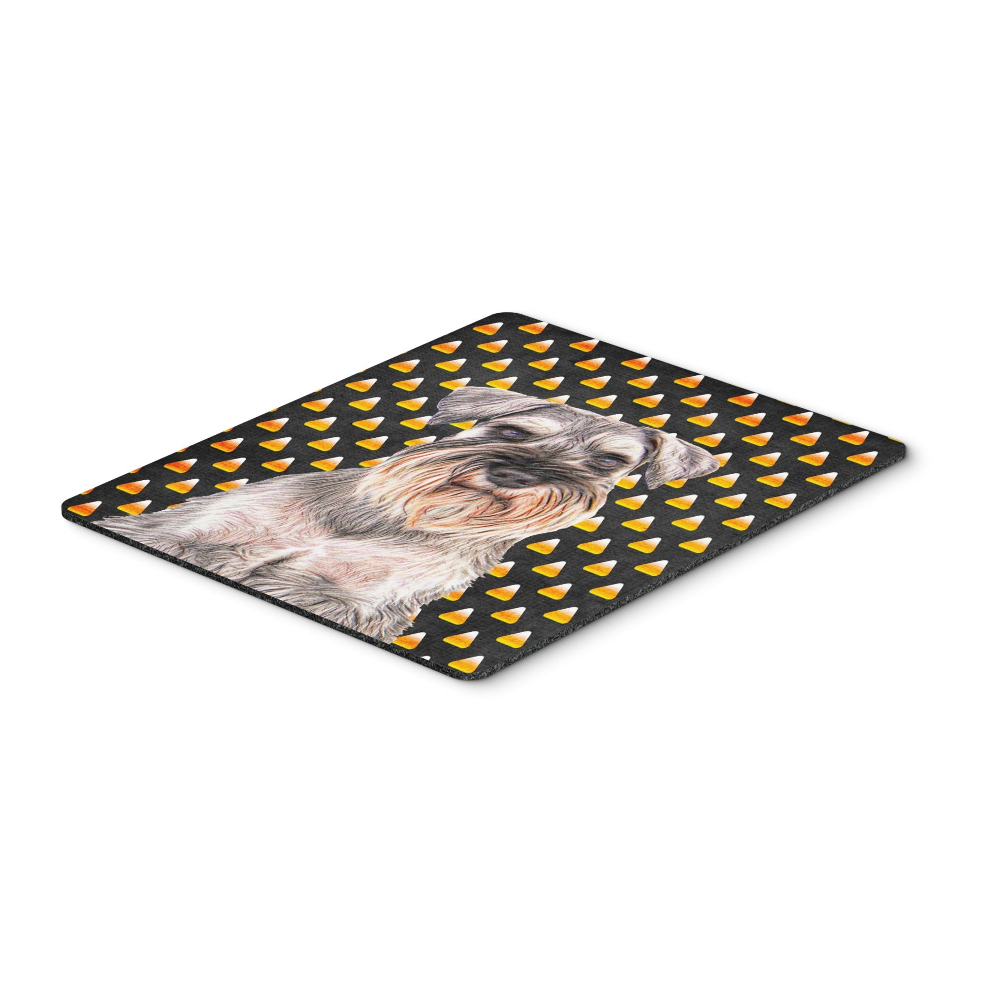 Caroline'S Treasures Candy Corn Halloween Schnauzer Mouse Pad/Hot Pad/Trivet (Kj1214Mp)