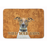 Caroline'S Treasures Jack Russell Terrier Wipe Your Paws Floor Mat, 19 X 27, Multicolor