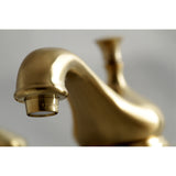 Kingston Brass Ks1167Bx 8 In. Widespread Bathroom Faucet, Brushed Brass