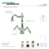 Kingston Brass Ks1495Al Heritage 2-Handle Vessel Sink Faucet, Oil Rubbed Bronze