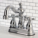 Kingston Brass Ks1601Ax 4 In. Centerset Bathroom Faucet, Polished Chrome
