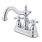 Kingston Brass Ks1601Ax 4 In. Centerset Bathroom Faucet, Polished Chrome