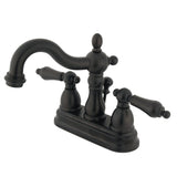 Kingston Brass Ks1605Al 4 In. Centerset Bathroom Faucet, Oil Rubbed Bronze