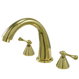 Kingston Brass Ks2362Bl English Country Roman Tub Faucet, Polished Brass
