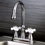 Kingston Brass Ks2491Px Governor Bar Faucet Without Pop-Up, Polished Chrome