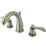 Kingston Brass Ks2968Dfl 8 In. Widespread Bathroom Faucet, Brushed Nickel