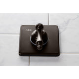 Kingston Brass Ks3045Al Single-Handle Three-Way Diverter Valve With Trim Kit, Oil Rubbed Bronze