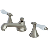 Kingston Brass Ks4478Pl 8 In. Widespread Bathroom Faucet, Brushed Nickel
