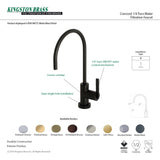 Kingston Brass Ks8193Ctl 1/4 Turn Water Filtration Faucet, Antique Brass