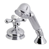 Kingston Brass Ksk3331Axtr Transfer Valve Set For Roman Tub Faucet With Hand Shower, Polished Chrome