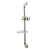 Kingston Brass KSX2528SG Shower Slide Bar with Soap Dish, Brushed Nickel