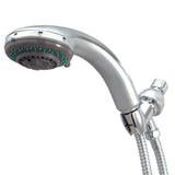 Kingston Brass KX2528B 5 Setting Hand Shower with Stainless Steel Hose, Brushed Nickel