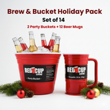 Reusable Brew & Bucket Holiday Pack – 14-Piece Set