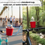 Red Bicycle Handlebar Cup Holder