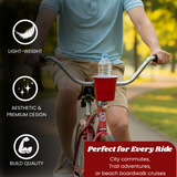 Red Bicycle Handlebar Cup Holder