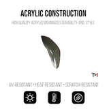 Tint My Light Smoked Acrylic Headlight Covers for Tesla Model 3 2016-2023& Model Y 2021-2024