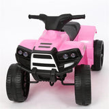 LED Kids Ride on Battery Powered ATV 4 Wheels Pink