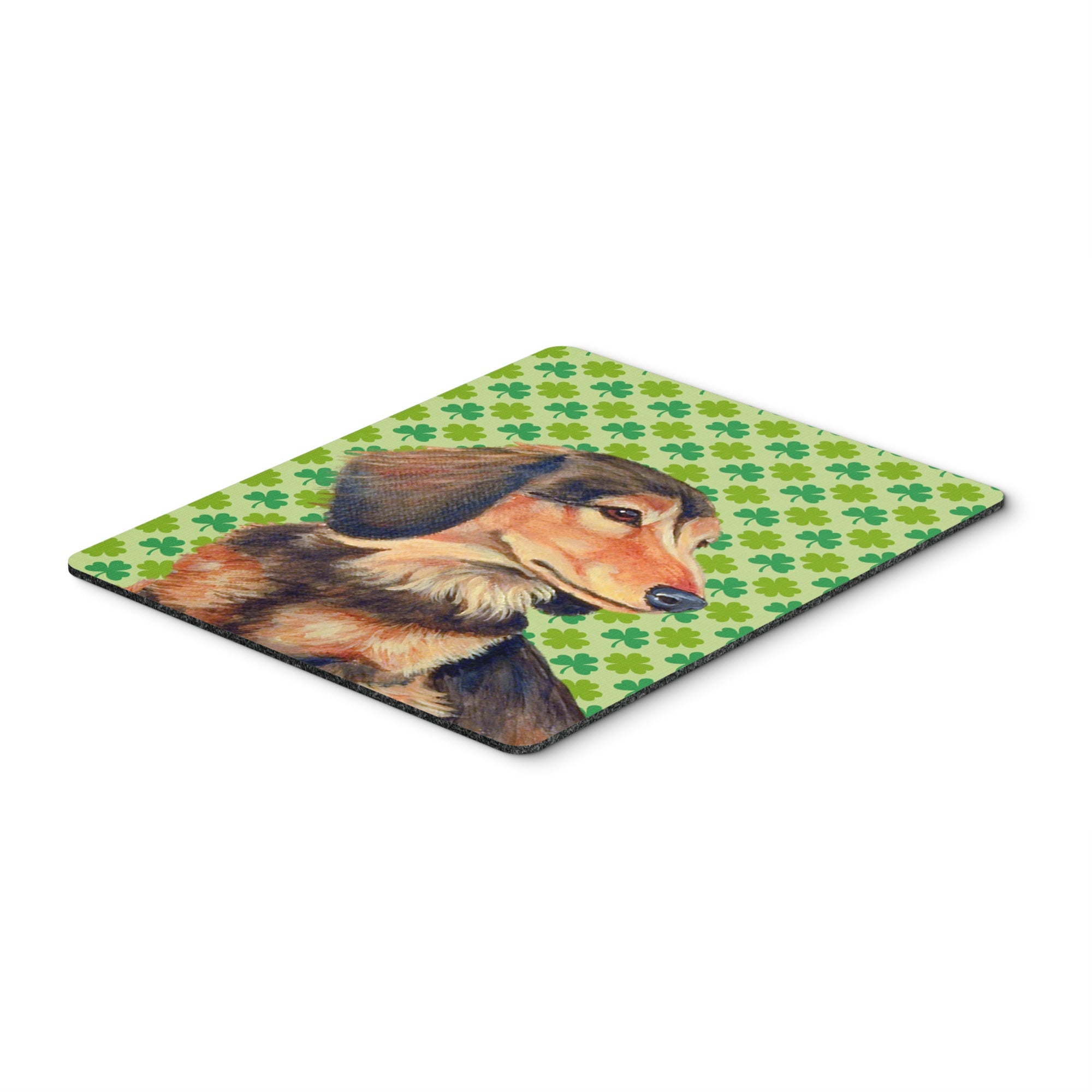 Caroline'S Treasures Mouse/Hot Pad/Trivet, Dachshund St. Patrick'S Day Shamrock Portrait (Lh9211Mp)