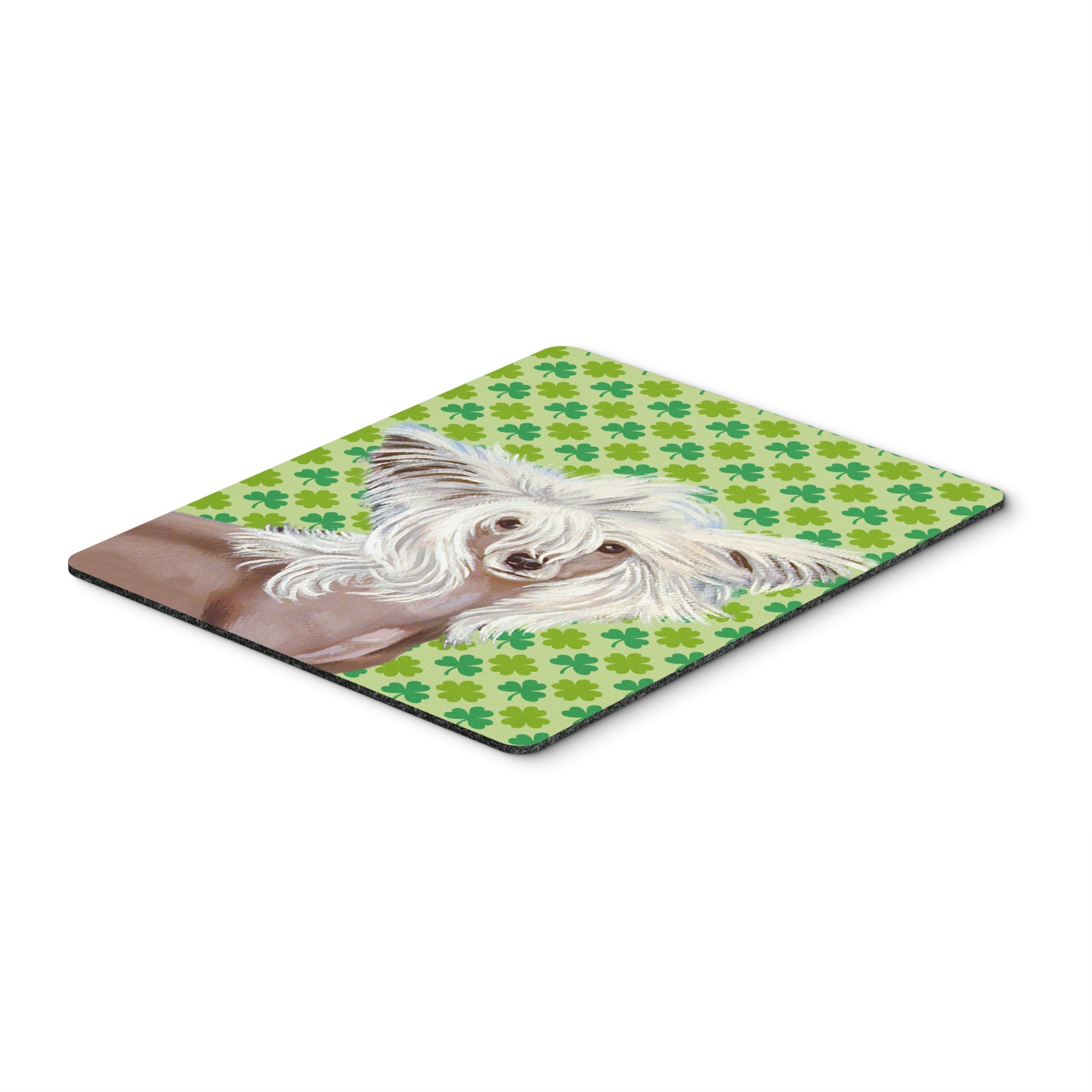 Caroline'S Treasures Mouse/Hot Pad/Trivet, Chinese Crested St. Patrick'S Day Shamrock (Lh9212Mp)