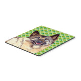 Caroline'S Treasures Mouse/Hot Pad/Trivet, Norwegian Elkhound St. Patrick'S Day Shamrock (Lh9218Mp)