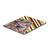 Caroline'S Treasures Newfoundland Candy Cane Holiday Christmas Mouse Pad/Hot Pad/Trivet (Lh9219Mp)