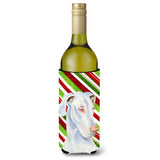 Great Dane Candy Cane Holiday Christmas Wine Bottle Beverage Insulator Beverage Insulator Hugger Lh9221Literk