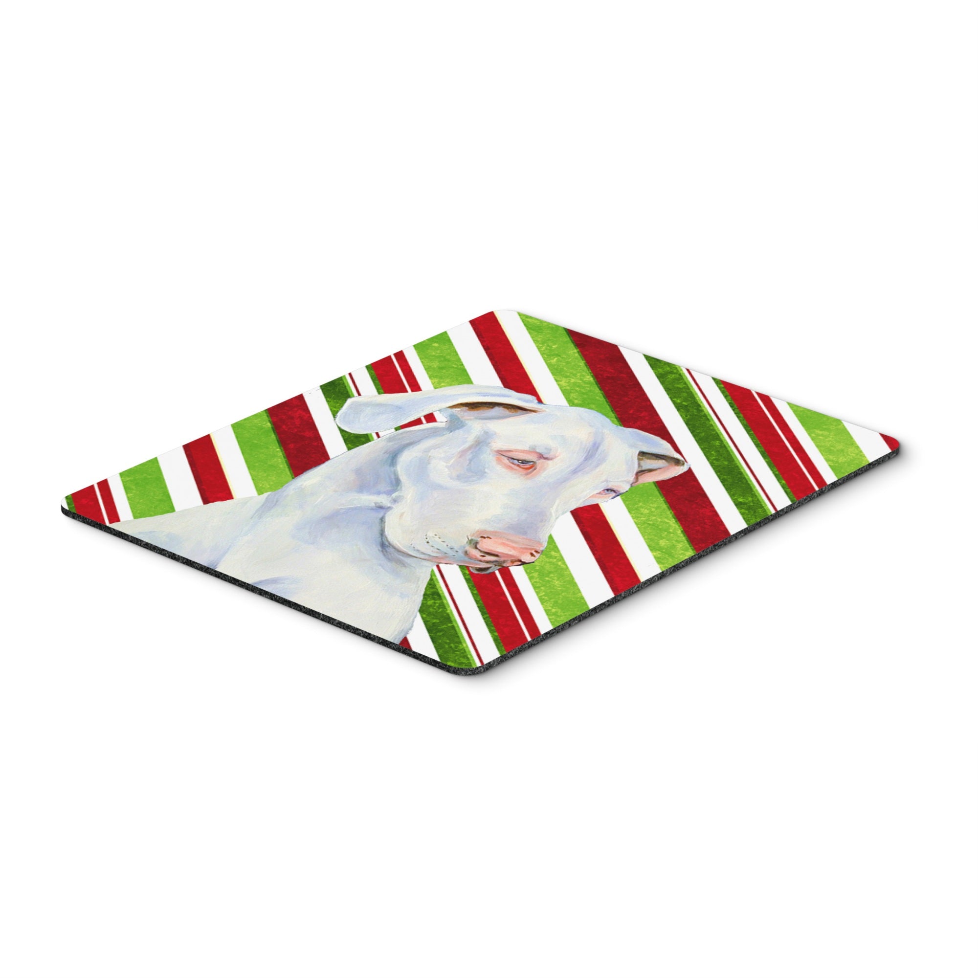 Caroline'S Treasures Great Dane Candy Cane Holiday Christmas Mouse Pad/Hot Pad/Trivet (Lh9221Mp)