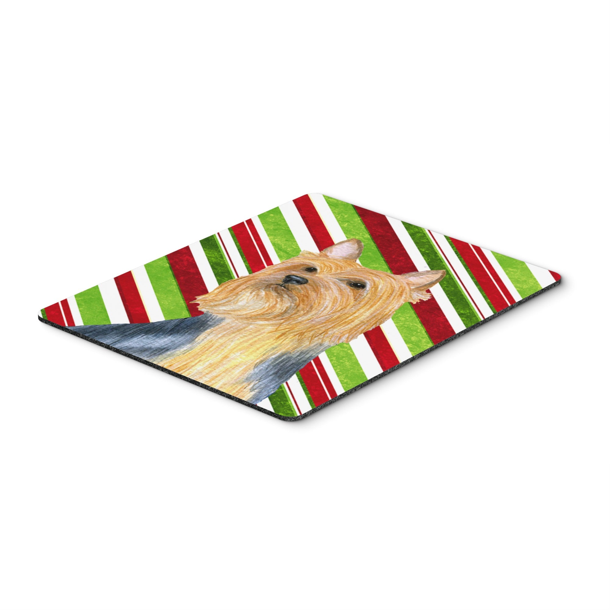 Caroline'S Treasures Silky Terrier Candy Cane Holiday Christmas Mouse Pad/Hot Pad/Trivet (Lh9226Mp)