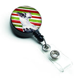 Caroline'S Treasures Great Dane Candy Cane Holiday Christmas Retractable Badge Reel, Multicolor (Lh9236Br)