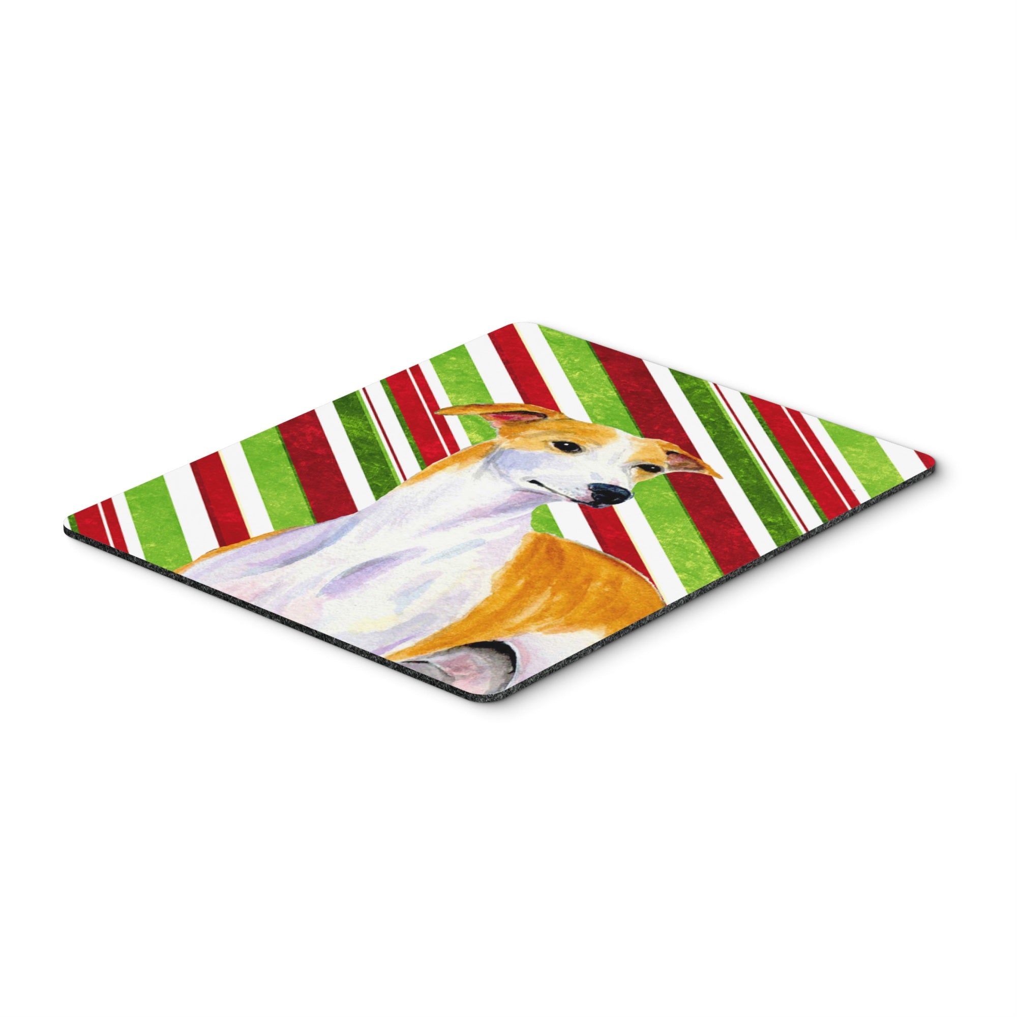 Caroline'S Treasures Whippet Candy Cane Holiday Christmas Mouse Pad/Hot Pad/Trivet (Lh9238Mp)
