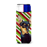 Min Pin Candy Cane Holiday Christmas Ultra Beverage Insulators For Slim Cans Lh9245Muk