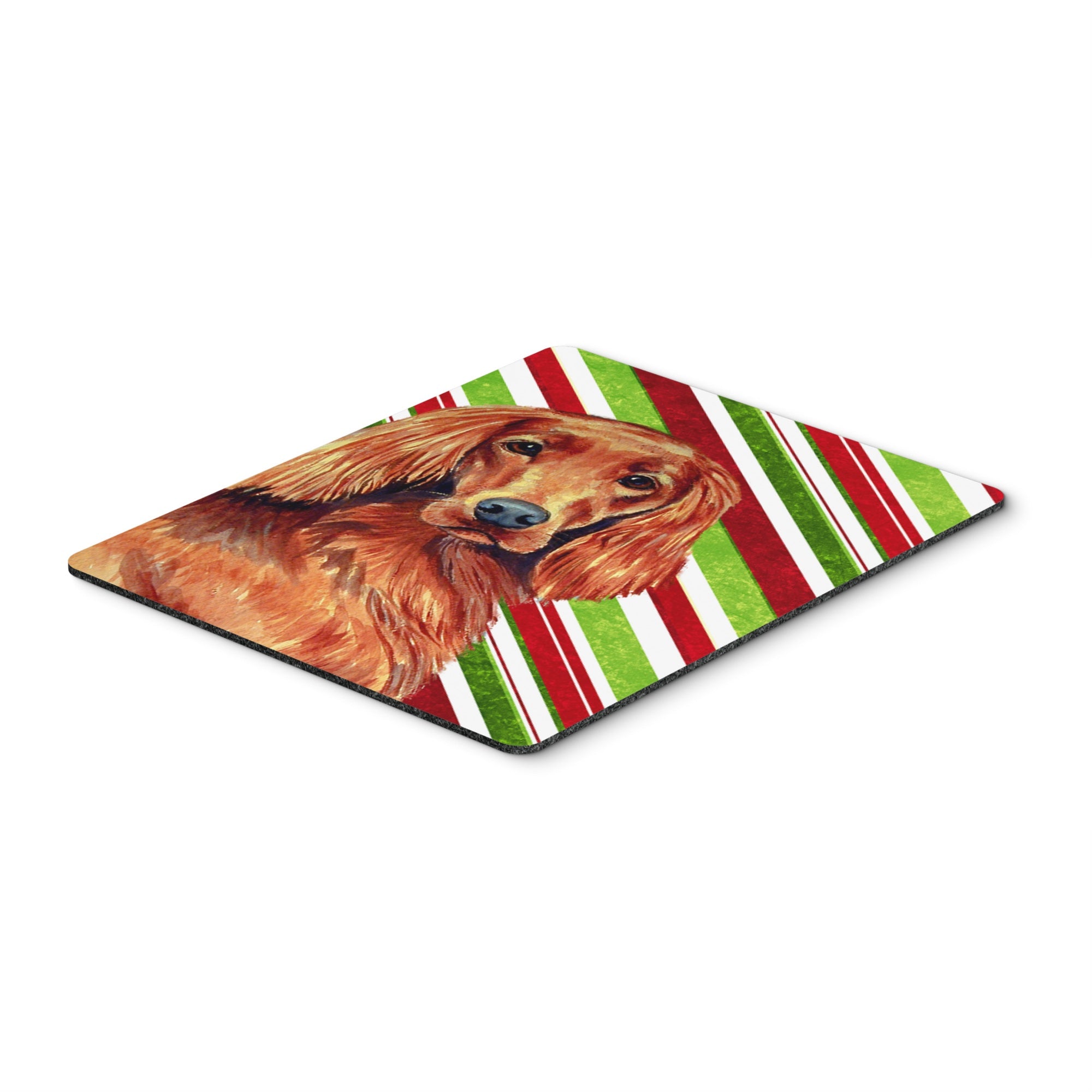 Caroline'S Treasures Irish Setter Candy Cane Holiday Christmas Mouse Pad/Hot Pad/Trivet (Lh9254Mp)
