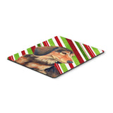 Caroline'S Treasures Dachshund Candy Cane Holiday Christmas Mouse Pad/Hot Pad/Trivet (Lh9256Mp)
