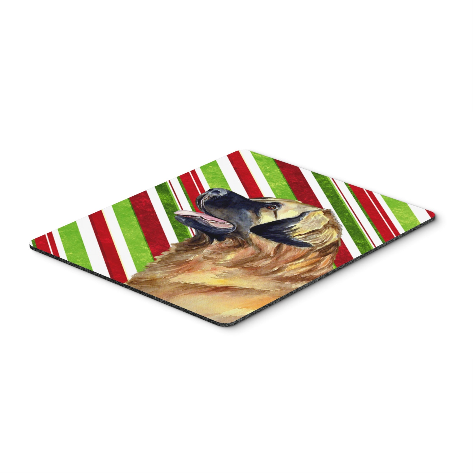 Caroline'S Treasures Leonberger Candy Cane Holiday Christmas Mouse Pad/Hot Pad/Trivet (Lh9258Mp)