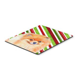 Caroline'S Treasures Pomeranian Candy Cane Holiday Christmas Mouse Pad/Hot Pad/Trivet (Lh9260Mp)