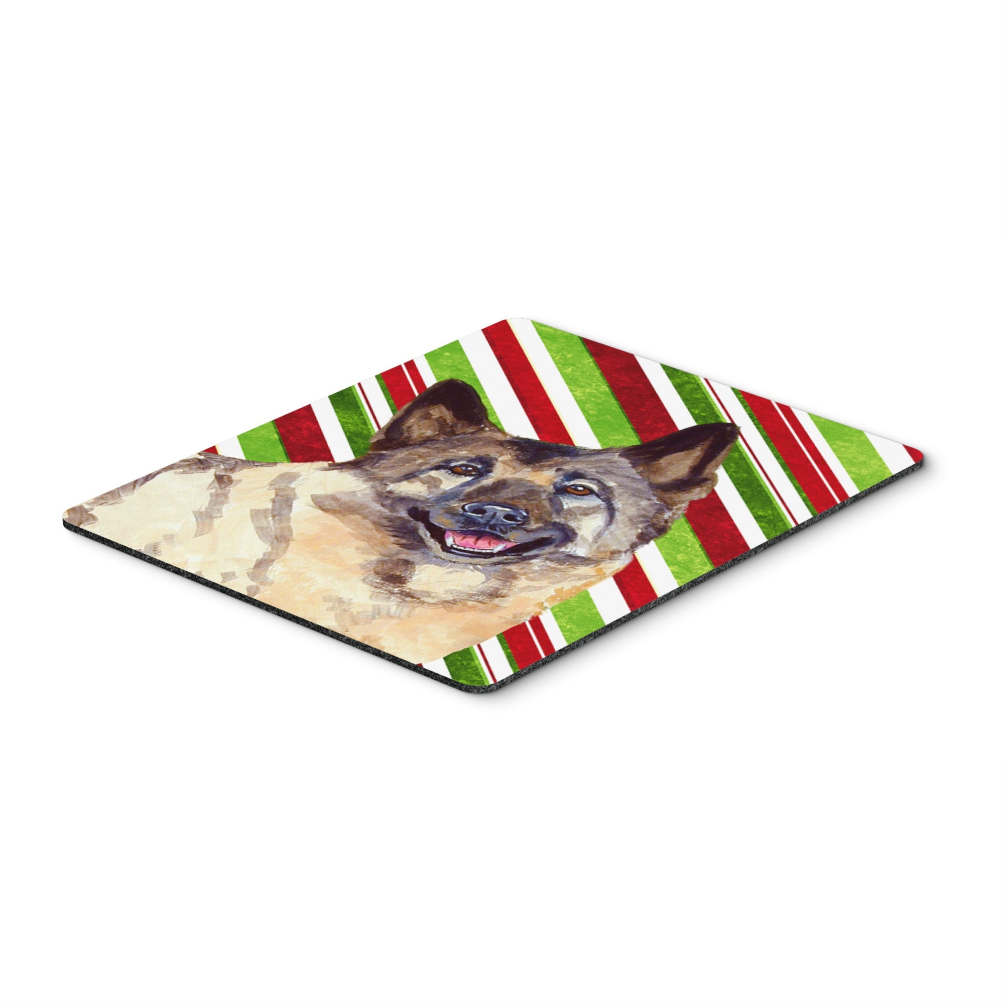 Caroline'S Treasures Norwegian Elkhound Candy Cane Holiday Christmas Mouse Pad/Hot Pad/Trivet (Lh9263Mp)