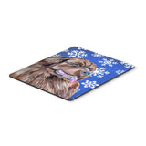 Caroline'S Treasures Newfoundland Winter Snowflakes Holiday Mouse Pad/Hot Pad/Trivet (Lh9264Mp)