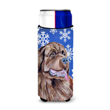 Newfoundland Winter Snowflakes Holiday Ultra Beverage Insulators For Slim Cans Lh9264Muk